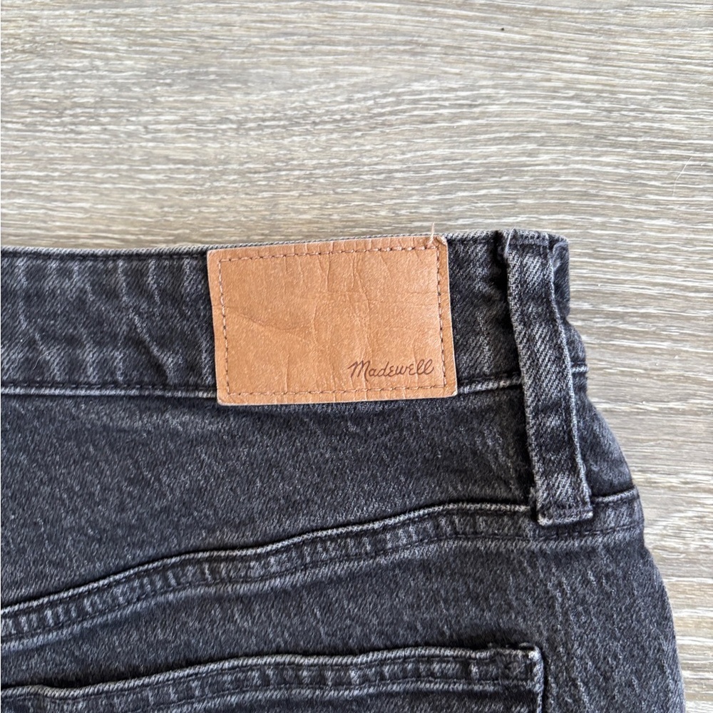 Madewell High Rise Straight Loose Black Denim Jeans 29 Waist Tall - Picture 8 of 8